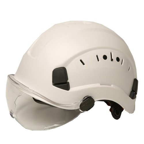 Helmet with goggles