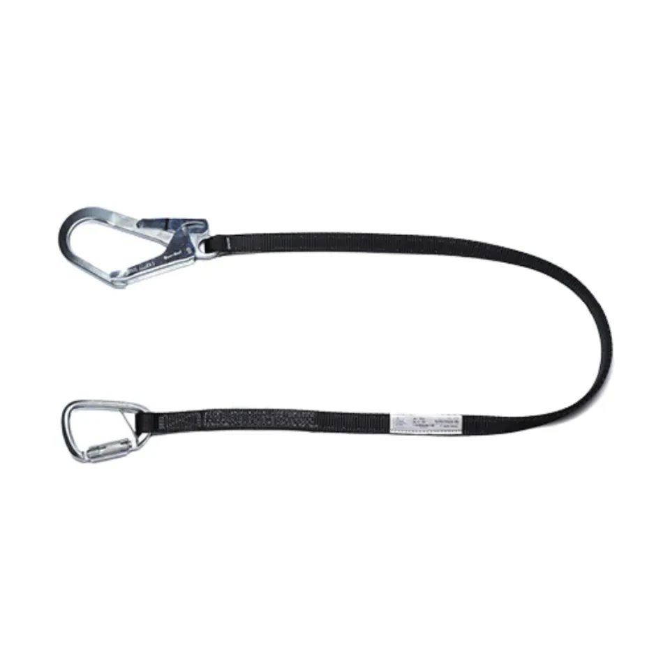 Single webbing lanyard