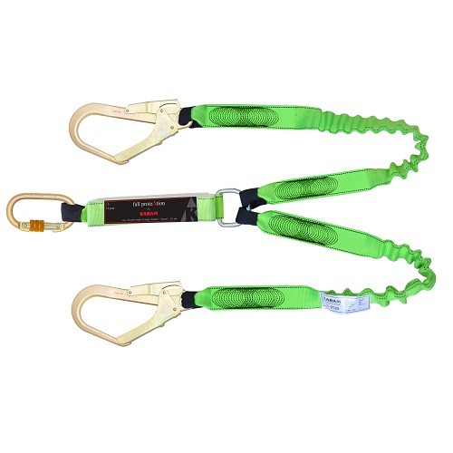 Expendable twin linyard