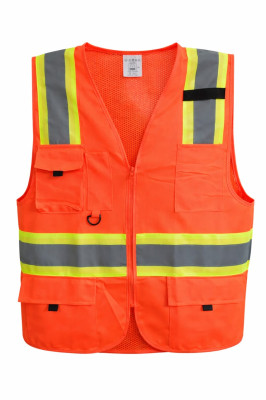 HIGH VISIBILITY REFLECTIVE VEST WITH BACK MESH