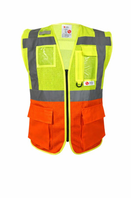 HI-VIS REFLECTIVE VEST  YELLOW/ORANGE (LUMOS MP)
