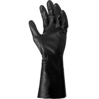 BLACK RUBBER GLOVES