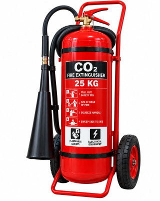 FIRE EXTINGUISHER CARBON DIOXIDE 25KG