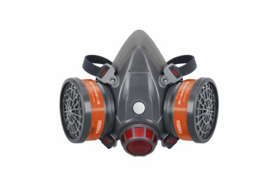 DUAL CARTRIDGE HALF FACE RESPIRATOR MASK