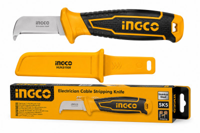 ELECTRICIAN CABLE STRIPPING KNIFE - INGCO