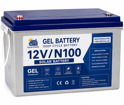 12V/N100 GEL SOLAR BATTERY