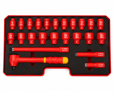 11KV AC INSULATED BOX SPANNER SET (6MM–32MM)