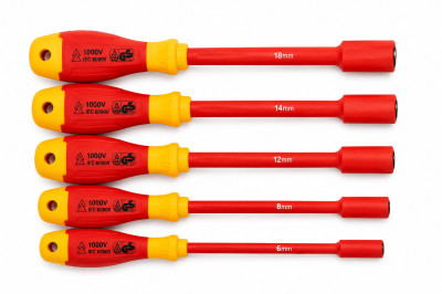 1KV INSULATED NUT DRIVER SET (6MM–18MM)