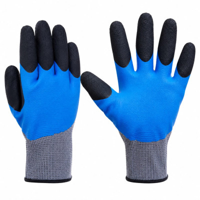 COATED GLOVES BLUE