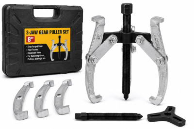 3 JAW GEAR PULLER SET (8")