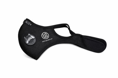 BLACK RESPIRATOR MASK WITH VALVE