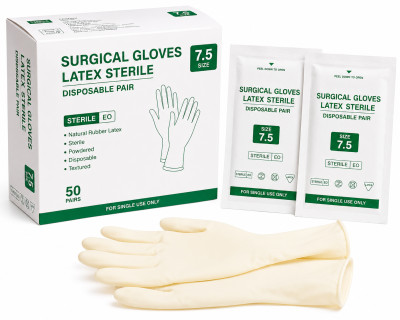 SURGICAL GLOVES – LATEX STERILE (7.5)