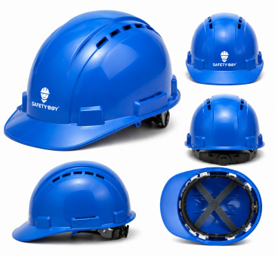 BLUE SAFETY HELMET – SAFETY BOY
