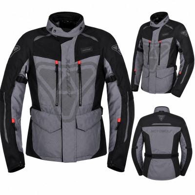 MOTORCYCLE RIDING JACKET GREY
