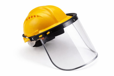 SAFETY HELMET WITH FACE SHIELD