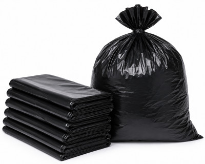 GARBAGE BAGS 100 LTR BLACK – 70 MICRONS