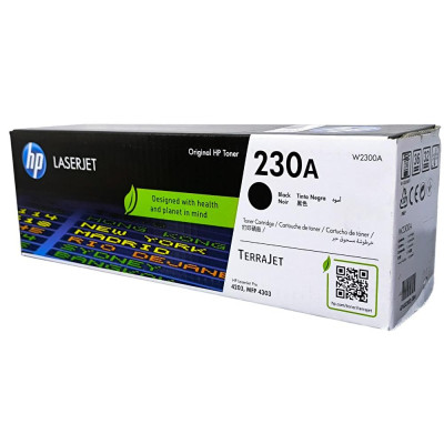 HP 230A (W2300A) Black Toner Cartridge