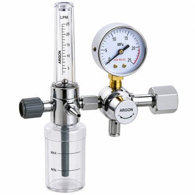 GAS REGULATOR WITH FLOWMETER