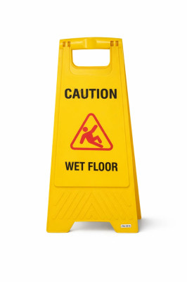 CAUTION WET FLOOR SIGN