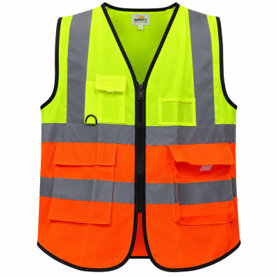 HIGH-VISIBILITY REFLECTIVE SAFETY VEST