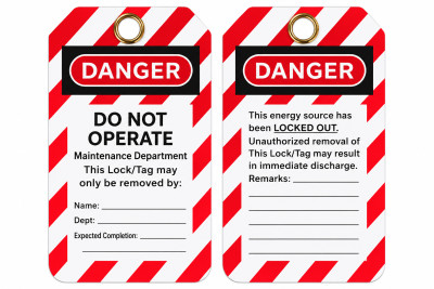 LOCKOUT/TAGOUT (LOTO) TAGS