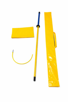 INSULATED RESCUE HOOK AND STICK 11-33KV,6-16FT