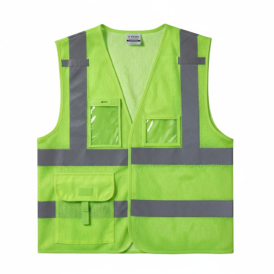 GREEN EXECUTIVE REFLECTIVE VEST